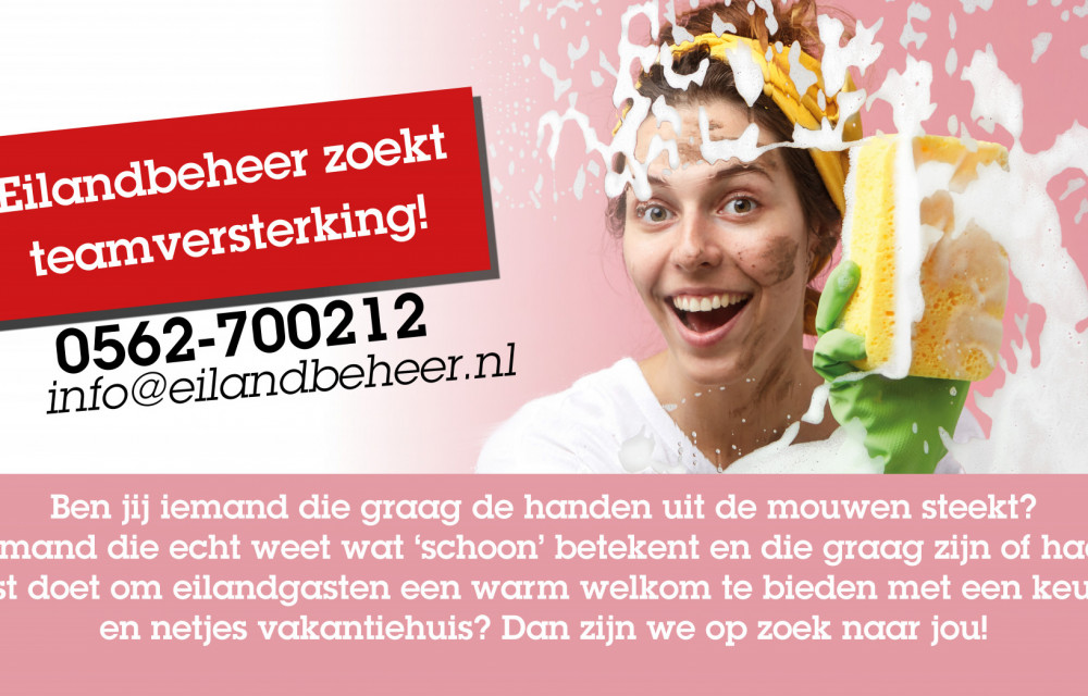Medewerker schoonmaak vakantiehuizen
