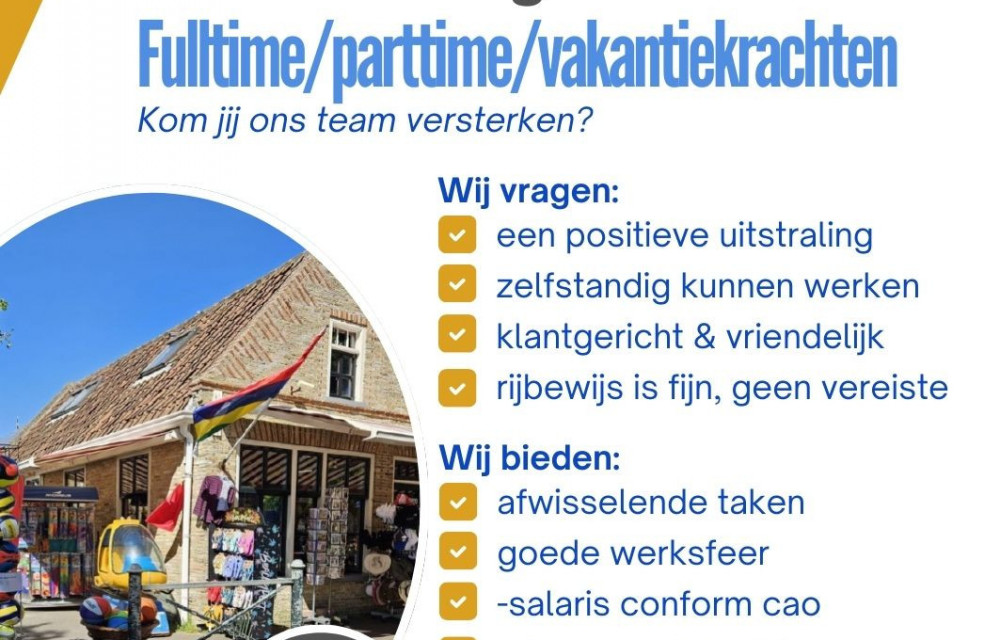 Medewerkers gezocht